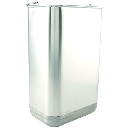 WESCO Ersatzeimer Edelstahl 10 Liter | passend zu Edel-Double und Edel-Trio von WESCO