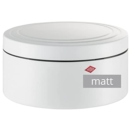 WESCO Gebäckdose Classic Line aus pulverbeschichtetem Stahlblech in der Farbe Weiß Matt 4L, Maße: 24cm x 12,4cm, 324 402-74, 24 x 12,4cm WESCO Gebäckdose Classic Line aus pulverbeschichtetem Stahlblech in der Farbe Weiß Matt 4L, Maße: 24cm x 12,4cm, 324 402-74, 24 x 12,4cm von WESCO