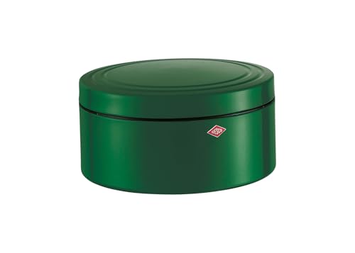 WESCO Gebäckdose Classic Line in der Farbe darkgreen, pulverbeschichtetes Stahlblech, 4 Liter Volumen, schließt dicht, Special Edition Weihnachten von WESCO