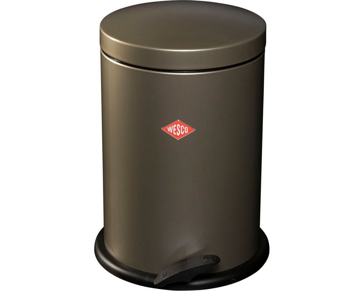WESCO Mülleimer Treteimer Alpha neusilbe von WESCO