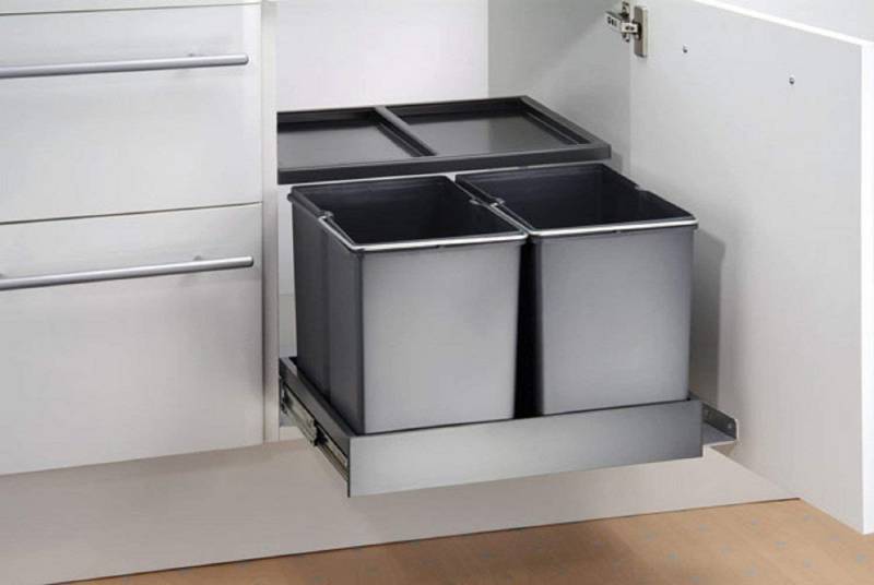 WESCO Mülltrennsystem Shorty Automatic 2 x 15 Liter Einbaumülleimer WESCO Mülltrennsystem Shorty Automatic 2 x 15 Liter Einbaumülleimer von WESCO