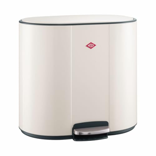 WESCO Multicollector 2 Tretabfalleimer sand matt aus pulverbeschichtetem Stahlblech, 2x 25 Liter Kunststoffbehälter, Metall-Fußtritt, praktischer Handgriff, Geruchsfilter, Deckelarretierung WESCO Multicollector 2 Tretabfalleimer sand matt aus pulverbeschichtetem Stahlblech, 2x 25 Liter Kunststoffbehälter, Metall-Fußtritt, praktischer Handgriff, Geruchsfilter, Deckelarretierung von WESCO