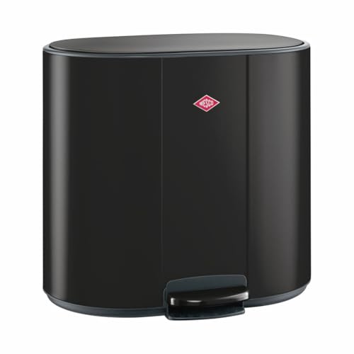 WESCO Multicollector 3 Tretabfalleimer mattschwarz, pulverbeschichtetes Stahlblech, 1 x 25 Liter und 2 x 12 Kunststoffbehälter, Metall-Fußtritt, praktischer Handgriff, Geruchsfilter, Deckelarretierung WESCO Multicollector 3 Tretabfalleimer mattschwarz, pulverbeschichtetes Stahlblech, 1 x 25 Liter und 2 x 12 Kunststoffbehälter, Metall-Fußtritt, praktischer Handgriff, Geruchsfilter, Deckelarretierung von WESCO