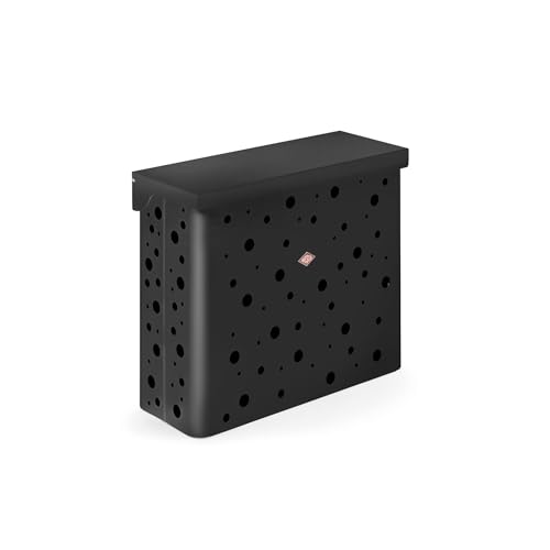 WESCO Wäschebox Duo 2 breit in der Farbe graphit matt aus pulverbeschichtetem Stahlblech gelocht, 2x 32 Liter Kunststoffeinsätze in grau, für Schrankausstattung geeignet, Maße: 66,5 x 27,0x 55,5 cm WESCO Wäschebox Duo 2 breit in der Farbe graphit matt aus pulverbeschichtetem Stahlblech gelocht, 2x 32 Liter Kunststoffeinsätze in grau, für Schrankausstattung geeignet, Maße: 66,5 x 27,0x 55,5 cm von WESCO