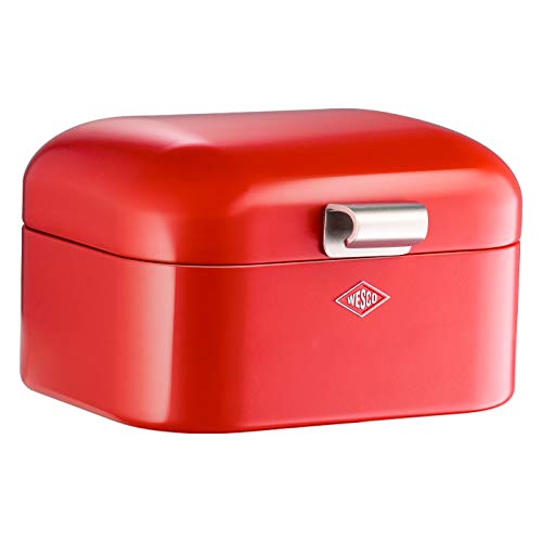 Wesco 235 001 Mini Grandy Brotkasten 17 x 18 x 12cm (L/B/H) rot von WESCO