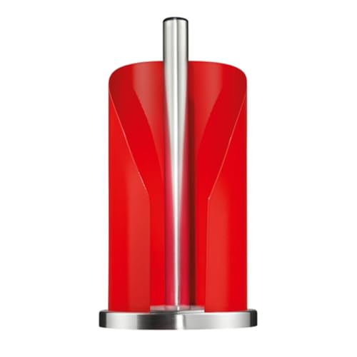 Wesco Papierrollenhalter in der Farbe rot aus Edelstahl und farbig lackiertem Stahlblech, standfester Edelstahl-Sockel, für handelsübliche Küchenpapierrollen oder 2-3 Toilettenpapierrollen Wesco Papierrollenhalter in der Farbe rot aus Edelstahl und farbig lackiertem Stahlblech, standfester Edelstahl-Sockel, für handelsübliche Küchenpapierrollen oder 2-3 Toilettenpapierrollen von WESCO