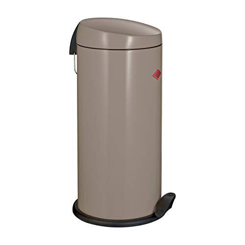 Wesco Tretabfallsammler Capboy Maxi 22 Liter warm grey, 71.7 x 31.5 x cm von WESCO