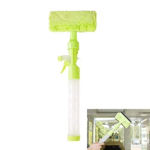 Fensterabzieher Fensterwischer Doppelseitenscheibenreiniger Fensterputzer Glass Double Sided Window Cleaner Aquarium Zubehör Aquarium Glasreiniger Green von WESDOO