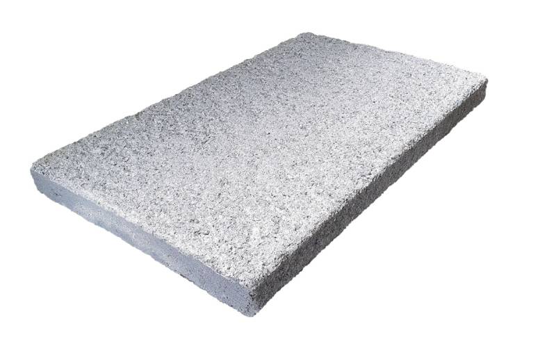 WESERWABEN® Mauerabdeckungen Silber-Grau crush® flach 30 x 4 x 49 von WESERWABEN