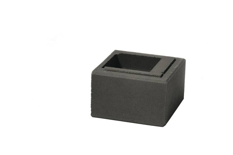 WESERWABEN® Mauersteine Trend-Line Classic Anthrazit glatt Mauerstein ½ von WESERWABEN