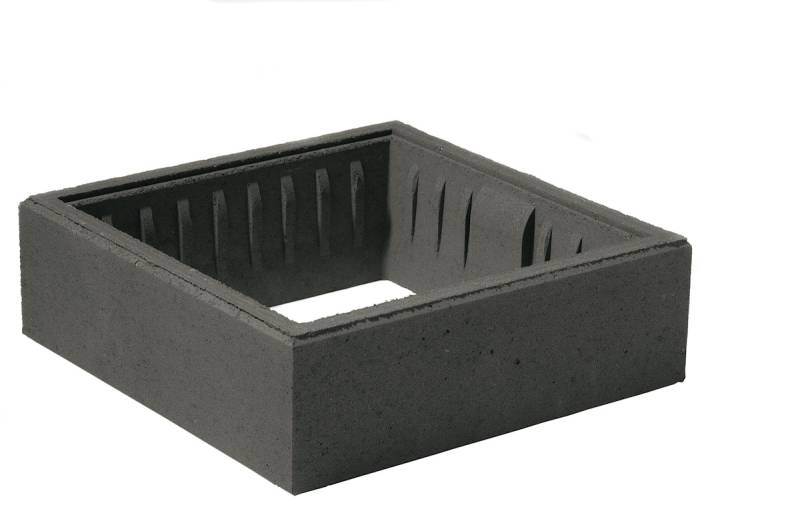 WESERWABEN® Mauersteine Trend-Line Classic Anthrazit glatt Pfeilerelement von WESERWABEN