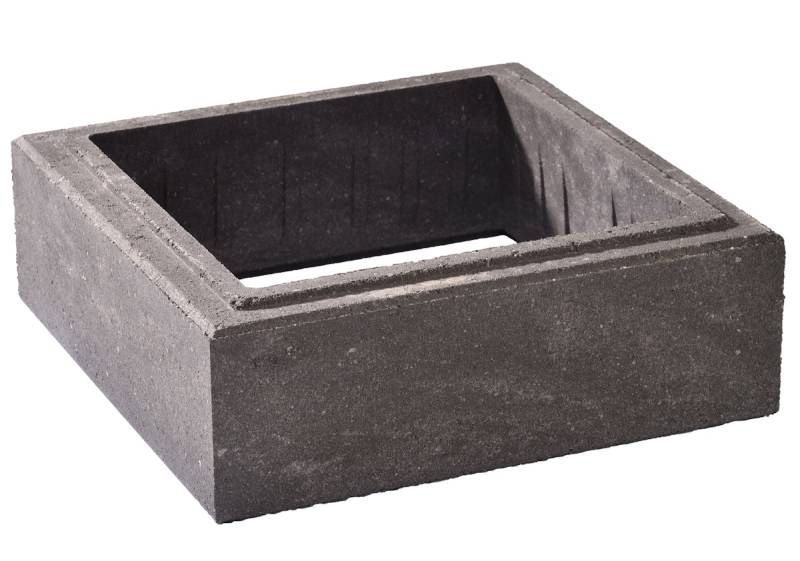 WESERWABEN® Mauersteine Trend-Line Classic Anthrazit nuanciert Pfeilerelement von WESERWABEN