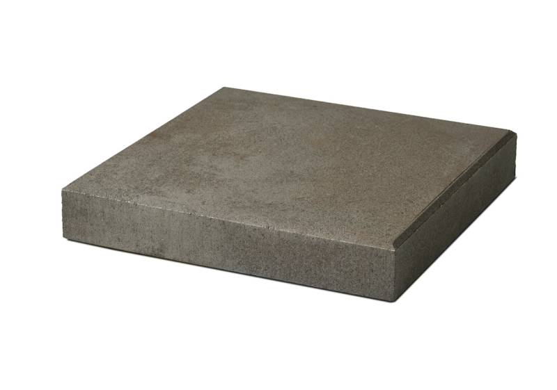 WESERWABEN® Mauersteine Trend-Line Classic Grau-terra meliert Pfeilerabdeckung von WESERWABEN