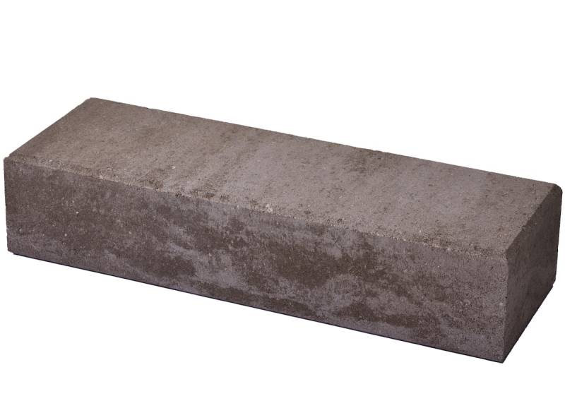 WESERWABEN® Mauersteine Trend-Line Long Grau-terra meliert Long Abschlussstein 1 ½ von WESERWABEN