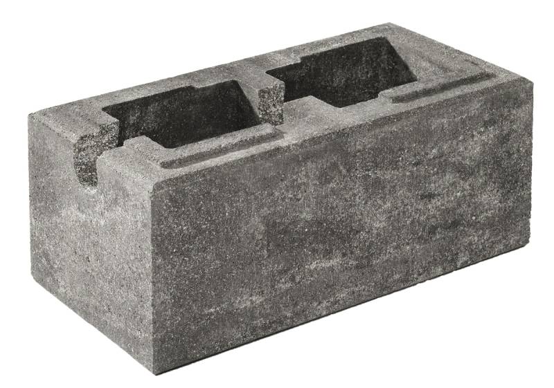 WESERWABEN® Mauersteine Vario-Line® Classic Anthrazit-weiß meliert Einsatzstein 1/1 von WESERWABEN