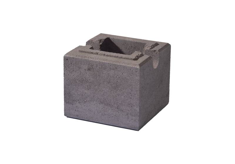 WESERWABEN® Mauersteine Vario-Line® Classic Grau-anthrazit meliert Einsatzstein ½ von WESERWABEN