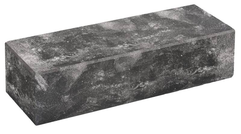 WESERWABEN® Mauersteine Vario-Line® Long Anthrazit-weiß meliert Long Abschlussstein 1 ½ von WESERWABEN