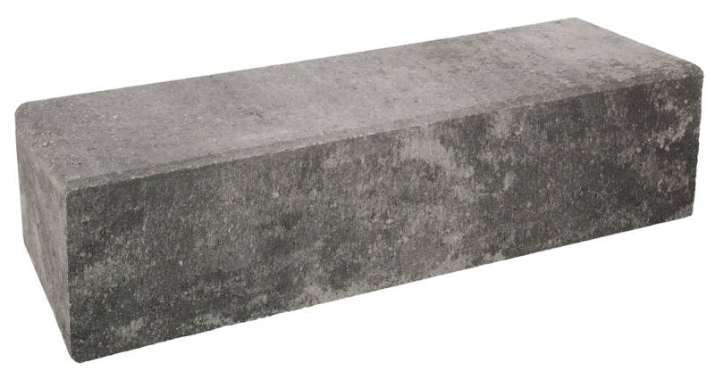 WESERWABEN® Mauersteine Vario-Line® Long Grau-anthrazit meliert Long Abschlussstein 1 ½ von WESERWABEN