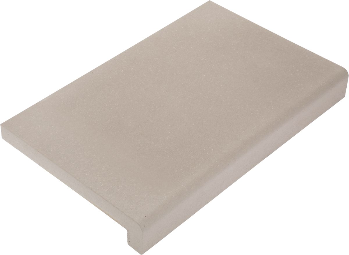 WESERWABEN Pool-/Beckenrandsteine - Croisette Croisette L-Profil Element gerade Naturgrau von WESERWABEN