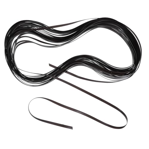 WESIEVYA 1rolle Rattan Reparaturset Für Möbel Balkonstuhl Reparaturmaterial Aus Pe Flaches Doppelseitiges Kunststoff-Rattan Tiefbraun Praktisches Möbelreparatur Kit Für Stühle Und von WESIEVYA
