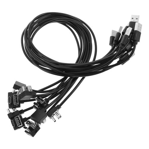 WESIEVYA 10 Stück Teiliges USB Ladekabel für Kofferschlösser Universelle Kompatibilität mit Telefonen Tablets und Laptops Sicheres Verlängerbares Reise Ladekabel für Unterwegs von WESIEVYA