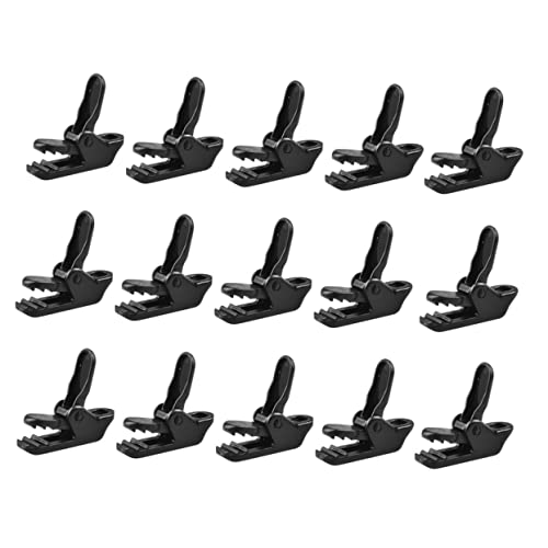 WESIEVYA 15 Stück Outdoor Zeltclips Winddichte Planenklammern für Zeltbefestigung Installieren mit Einzigartigem Design zur Sicheren Fixierung WESIEVYA 15 Stück Outdoor Zeltclips Winddichte Planenklammern für Zeltbefestigung Installieren mit Einzigartigem Design zur Sicheren Fixierung von WESIEVYA