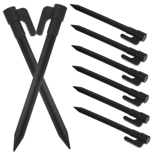 WESIEVYA 30 Stück Zelt Heringe aus Robustem Material Stabile und Langlebige Camping Stakes für Outdoor Zelte Pavillons Garten und Strand Schwarz Vielseitig Einsetzbar und Wetterbeständig WESIEVYA 30 Stück Zelt Heringe aus Robustem Material Stabile und Langlebige Camping Stakes für Outdoor Zelte Pavillons Garten und Strand Schwarz Vielseitig Einsetzbar und Wetterbeständig von WESIEVYA