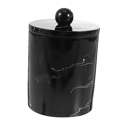 WESIEVYA Aufbewahrungsbox Mit Deckel Für Wattestäbchen Wattepad-box Aus Resin Zahnstocher-organizer Wattepad-halter Klare Formen Zarte Haptik von WESIEVYA