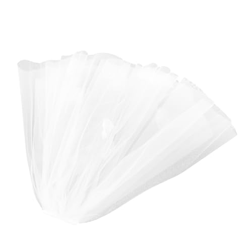 WESIEVYA Eleganter Weißer Schleier mit Haarklip Accessoire für Hochzeiten Bestickter Mesh Haar Schmuck für Bräute WESIEVYA Eleganter Weißer Schleier mit Haarklip Accessoire für Hochzeiten Bestickter Mesh Haar Schmuck für Bräute von WESIEVYA