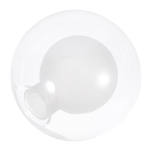WESIEVYA Glas Lampenschirm Rund Transparent Ø für Deckenleuchte Pendelleuchte Ersatz Lampenschirm aus Klarem Glas mit Einfacher Montage und Robustem Design Geeignet für Lampenfassung WESIEVYA Glas Lampenschirm Rund Transparent Ø für Deckenleuchte Pendelleuchte Ersatz Lampenschirm aus Klarem Glas mit Einfacher Montage und Robustem Design Geeignet für Lampenfassung von WESIEVYA