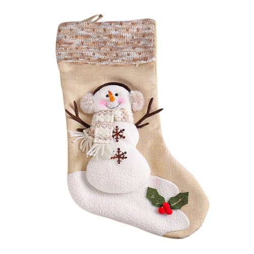 WESIEVYA Weihnachtsstrumpf Großem Platzangebot Handgefertigt Für Weihnachtsbaum Und Kamin Weihnachtliche Dekoration Für Und Festlichkeiten von WESIEVYA