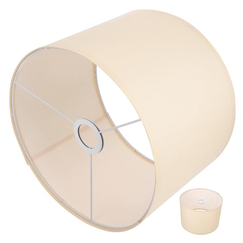 WESIEVYA Lampenschirm für Steh Tischlampen Abnehmbar Waschbar Strapazierfähiger Leinenstoff Kompatibel mit Glühbirnen Moderner Vintage Stil für Wohnzimmer Schlafzimmer und Büro von WESIEVYA