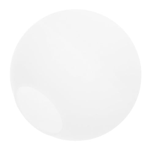 WESIEVYA Milchig weißer Runder Glaslampenschirm aus Frosted Glas Ersatz für Decken Pendelleuchten Bruchsicheres Material Angenehme Lichtdiffusion für Wohnzimmer und Essbereich von WESIEVYA