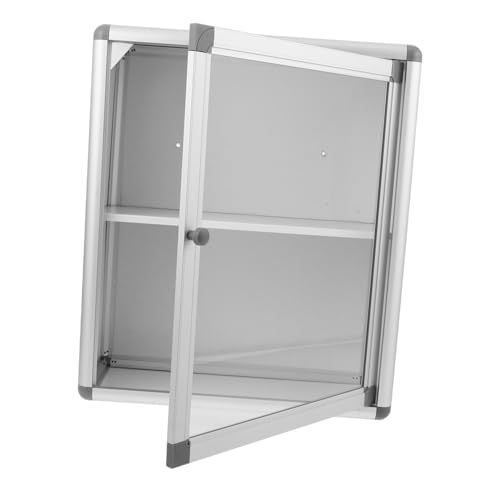 WESIEVYA Wandmontierter Medizin Schrank mit Transparentem Fenster Multifunktionaler Medikamenten und Fundsachen Organizer Platzsparend Einfache Montage für Banken und Büros in Öffentlichen von WESIEVYA