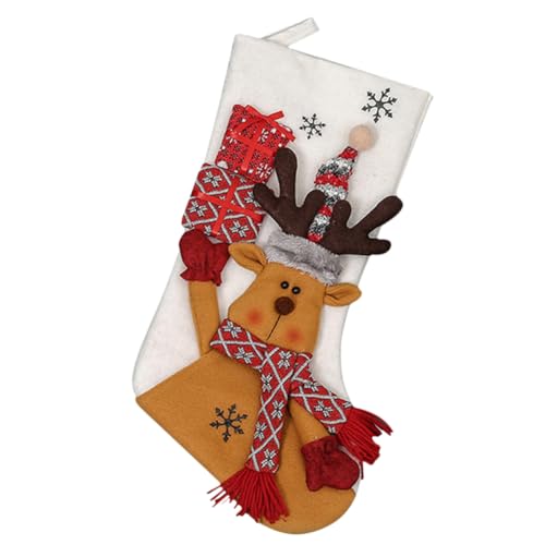 WESIEVYA Weihnachtlicher Geschenkesack Charmante Weihnachtsstrumpf-Dekoration Für Weihnachtsbaum Kamin Und Wände Für Große Kapazität Für Süßigkeiten Und Kleine WESIEVYA Weihnachtlicher Geschenkesack Charmante Weihnachtsstrumpf-Dekoration Für Weihnachtsbaum Kamin Und Wände Für Große Kapazität Für Süßigkeiten Und Kleine von WESIEVYA