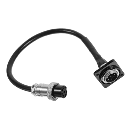 WESIEVYA Xlr Mount Mikrofonkabel Metall Pin D Form Rundloch Konferenzkabel Stecker Buchse Stabiles Audioverbindungskabel für Professionelle Mikrofoneinsatz von WESIEVYA