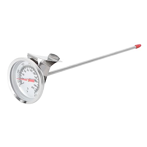 WESIEVYA Bimetall-thermometer Grillthermometer Aus Edelstahl Fleischthermometer Bbq-zubehör Lebensmittelthermometer Für Kochen Backen Silber von WESIEVYA