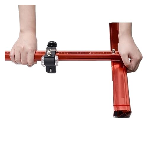 120/90/60CM Glas Fliesen Push Messer Schneiden Werkzeuge Glas Fliesen Schneiden Opener Keramik Fliesen Glas Cutter roller für Heimwerker(60CM Red) von WESLNN