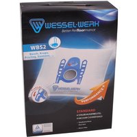 4 x WBS2 = Swirl S62/S67 Staubsaugerbeutel für Bosch Privileg Siemens Krups Swirl von WESSEL WERK