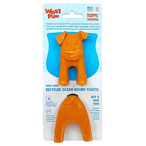 WEST PAW Toppl Stopper 2er Pack Mandarine von WEST PAW