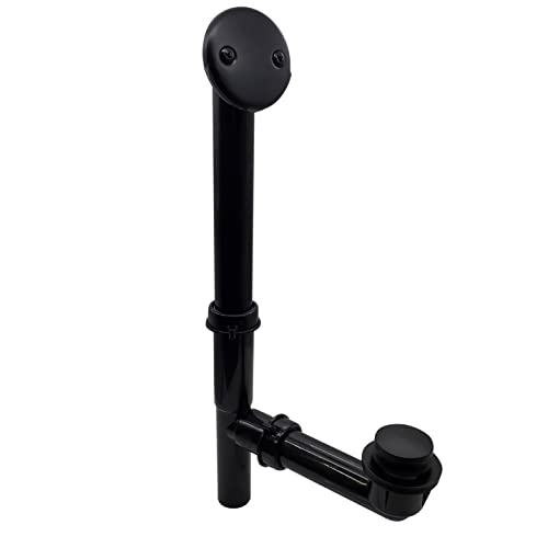 Westbrass 593144-62 Badewannen-Ablaufgarnitur mit röhrenförmiger Spitze, Mattschwarz Westbrass 593144-62 Badewannen-Ablaufgarnitur mit röhrenförmiger Spitze, Mattschwarz von WESTBRASS