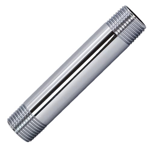 Westbrass D12104-26 1,2 x 10,2 cm IPS-Messing-Rohrnippel, poliertes Chrom, 1 Pack Westbrass D12104-26 1,2 x 10,2 cm IPS-Messing-Rohrnippel, poliertes Chrom, 1 Pack von WESTBRASS