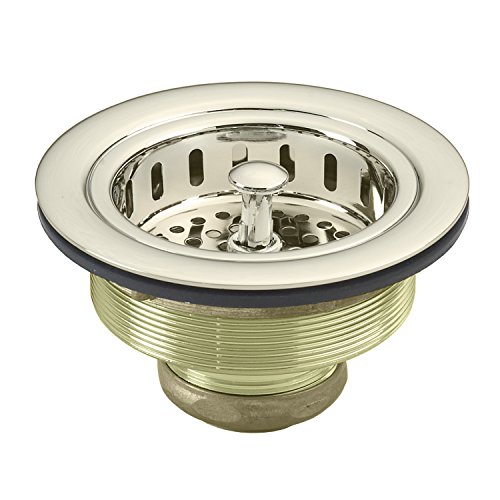 westbrass Post Stil große Küche Korbventil, poliert Nickel, D214–05 von WESTBRASS