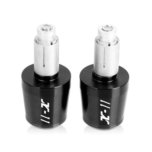 WestCH Motorrad Griff Bar Ends Für Honda X11 X-11 CB1100SF 1999 2000 2001 2002 Lenker Griffe Kappen Ende Getriebe Ausgewogene Stecker Slider (Color : Black-Black) von WestCH