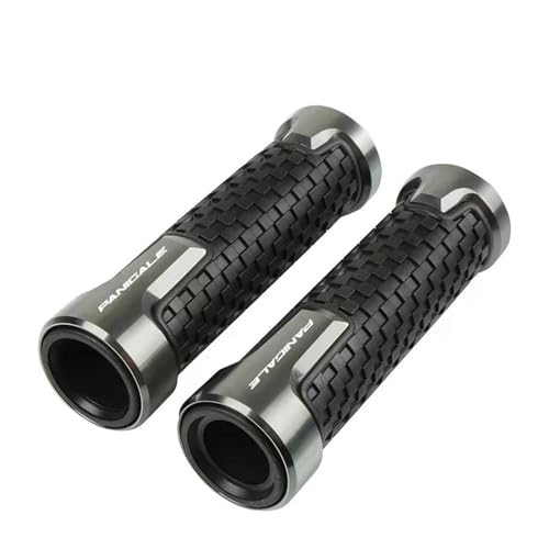 WESTCH Motorrad Griff Für Ducati Panigale 899 959 1199 R S 1299 R FE/S Panigale V2 V2S 7/8 '' 22mm Bar Ends Motorrad Griffe Motorrad Lenker Ende Motorrad-Lenkergriffe(Grey) von WESTCH