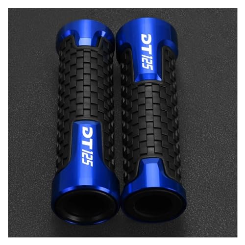 WESTCH Motorrad Griff Motorrad FÜR Yamaha Hand Bar End Lenker Lenkung Gegengewicht Fäuste Griffe Slider DT125 DT 125 1987-2006 2005 2004 2003 02 Motorrad-Lenkergriffe(Blue) von WESTCH
