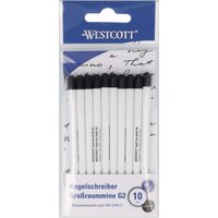 WESTCOTT Kugelschreiberminen 10 St. 1.4 mm Schwarz von WESTCOTT