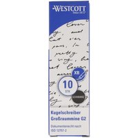 WESTCOTT Kugelschreiberminen 10 St. 0.7 mm Schwarz von WESTCOTT