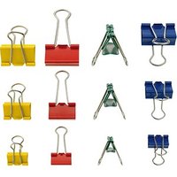12 WESTCOTT Foldbackklammern farbsortiert 12 WESTCOTT Foldbackklammern farbsortiert von WESTCOTT