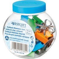 25 WESTCOTT Foldbackklammern farbsortiert 1,9 cm 25 WESTCOTT Foldbackklammern farbsortiert 1,9 cm von WESTCOTT